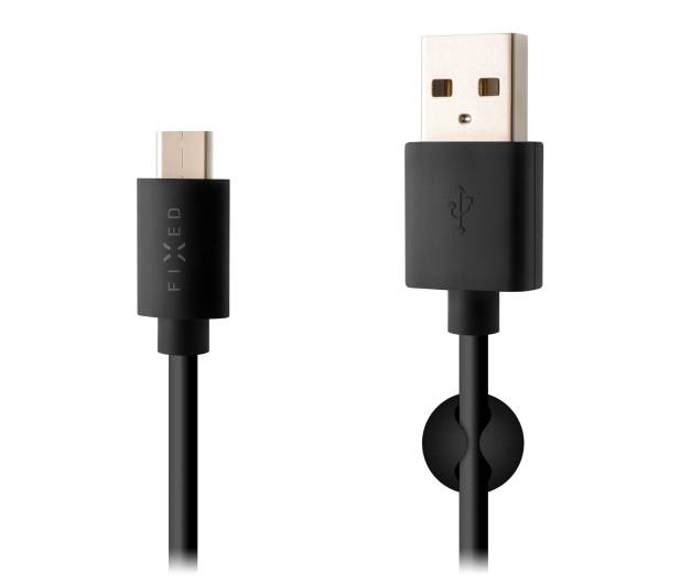 FIXED Kabel USB/USB-C 2m czarny FIXD-UC2M-BK - 1342412 - zdjęcie